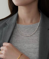 シルバー ビーズネックレス ALY Mill / silver | ALY