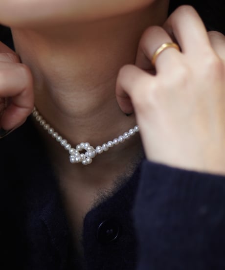 シルバー ビーズネックレス ALY ALY(アーリイ) ハート シルバービーズネックレス - メルカリ