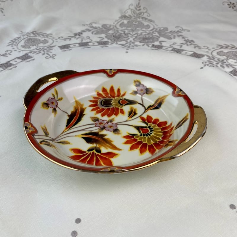 アンティーク オールドノリタケ 耳付き金彩皿 | 冥王星