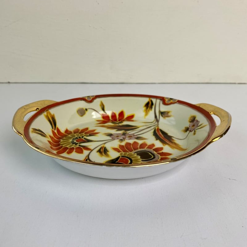 アンティーク オールドノリタケ 耳付き金彩皿 | 冥王星