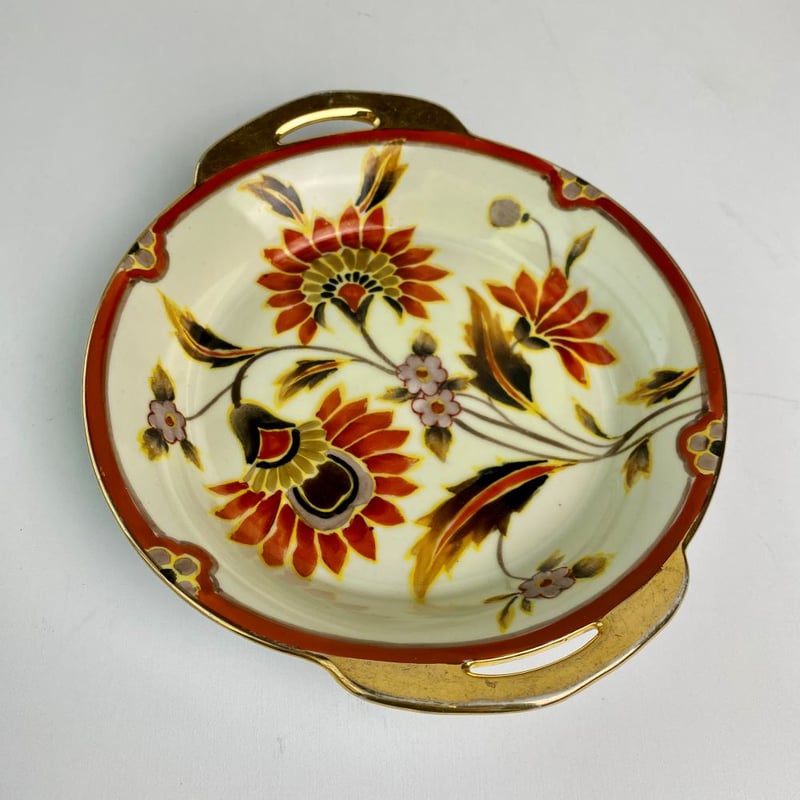SALE オールドノリタケ　大皿　アンティーク　金彩 アンティーク オールドノリタケ 耳付き金彩皿 | 冥王星