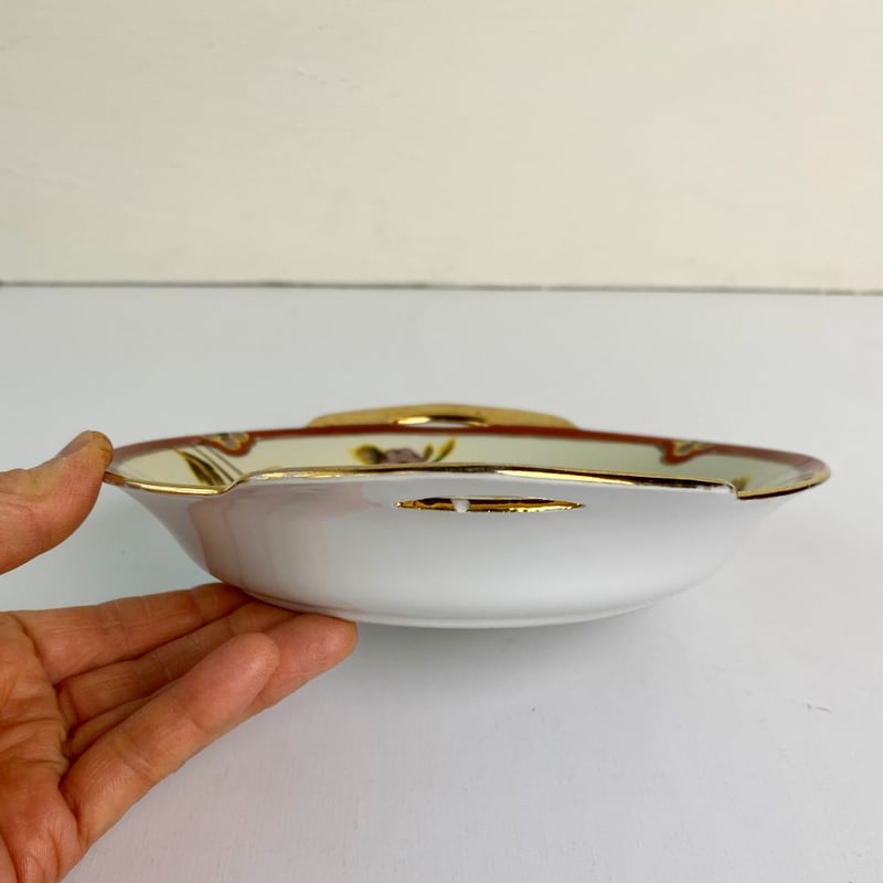 アンティーク オールドノリタケ 耳付き金彩皿 | 冥王星