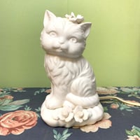 ヴィンテージアラジン 白磁の猫ナイトライト