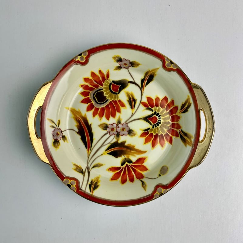 アンティーク オールドノリタケ 耳付き金彩皿 | 冥王星