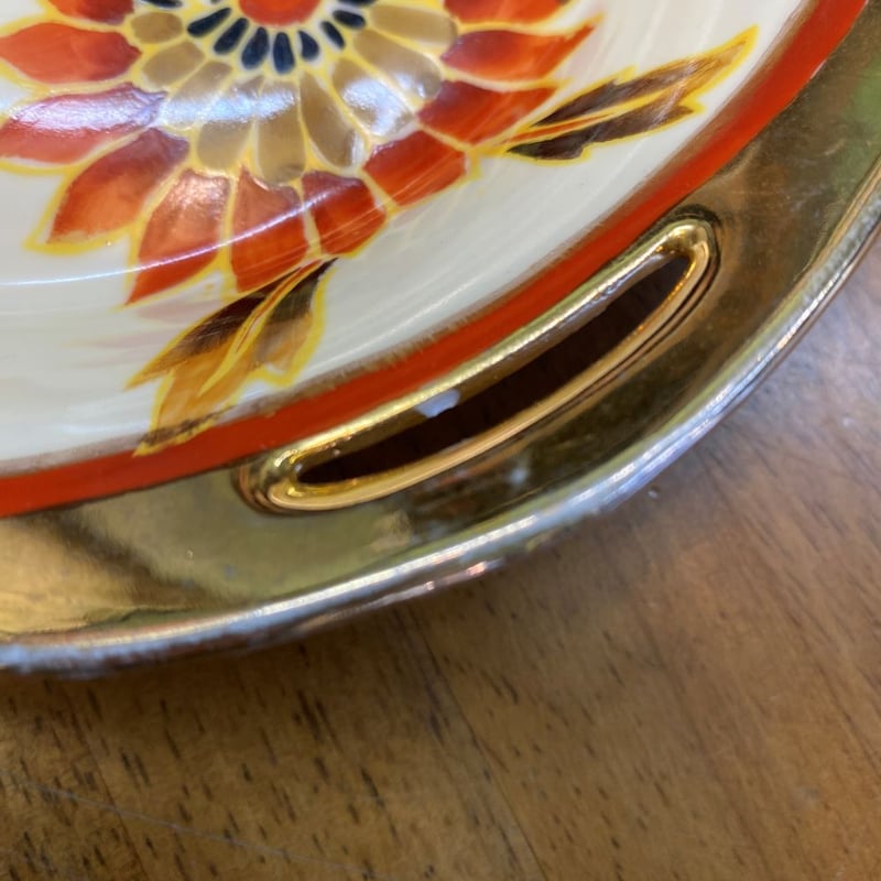 アンティーク オールドノリタケ 耳付き金彩皿 | 冥王星