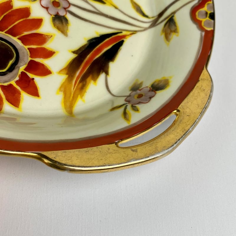 アンティーク オールドノリタケ 耳付き金彩皿 | 冥王星