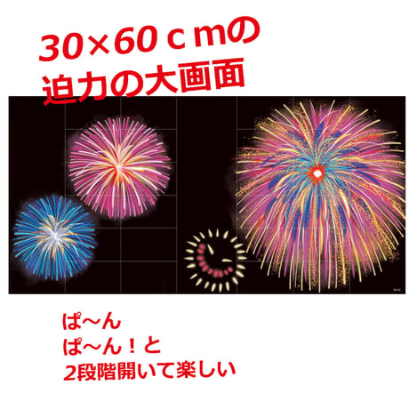 瞬間変わり絵　だれのたまご？・花火セット
