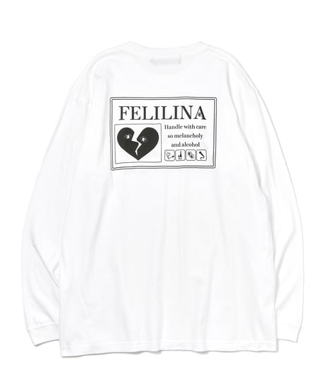 【Felilina】LOGO ロングスリーブTシャツ