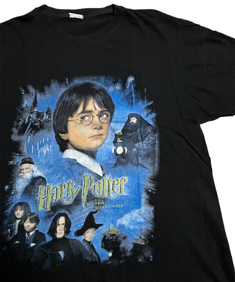 Harry Potter ハリーポッターと賢者の石 ムービーTシャツ L