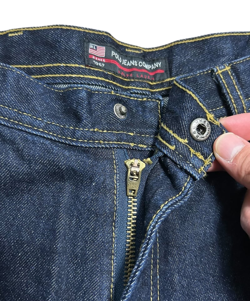 90's RALPH LAUREN POLO JEANS CO. デニムペインターパンツ 濃紺