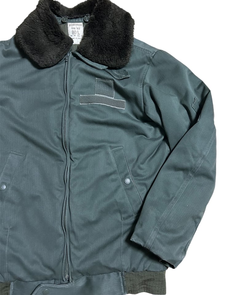 80sフランス軍パイロットジャケット 1980s Civilian French Air Force Leather Pilot Jacket | 'bout