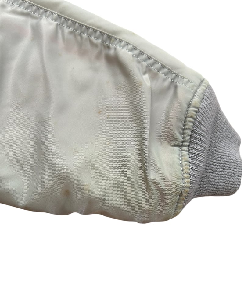 80-90's USA製 ALPHA MA-1 フライトジャケット L ビンテージグレー |