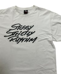 STUSSY x Strictly Rhythm Anniversary Tシャツ ホワイト L