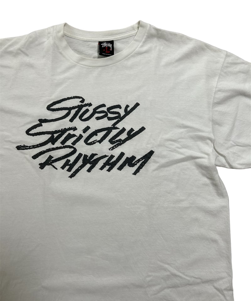 STUSSY x Strictly Rhythm Anniversary Tシャツ ホワイト STUSSY x Strictly Rhythm Anniversary Tシャツ ホワイト