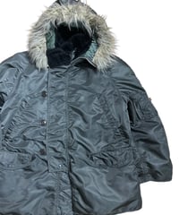 USA製 ステンシル入り ワークジャケット XL グリーン系 | SORE EYES