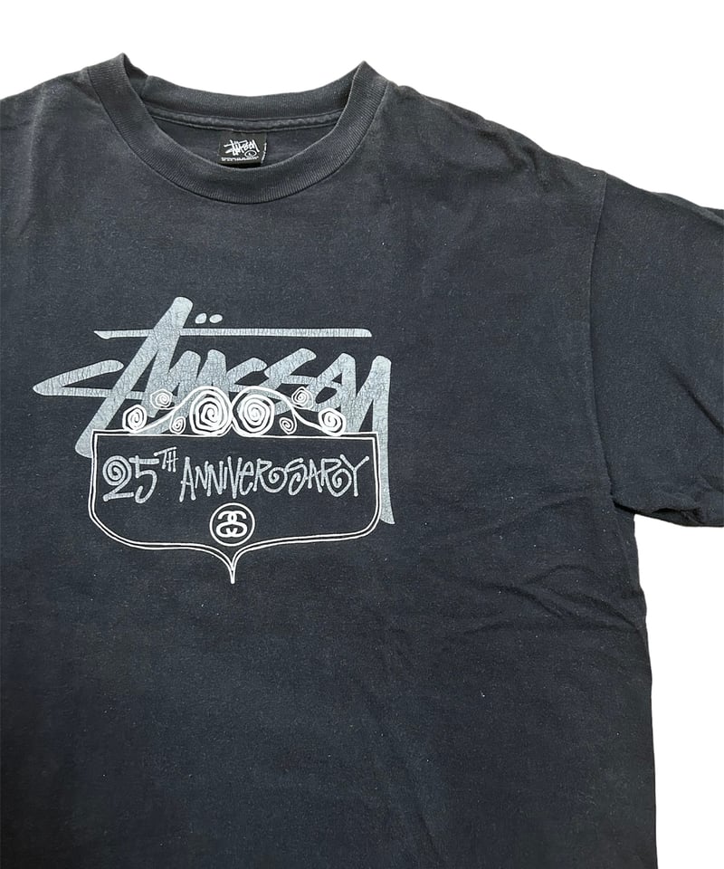 STUSSY 25th Anniversary WORLD TRIBE 2005 両面プリント STUSSY 25th Anniversary WORLD TRIBE 2005 両面プリント