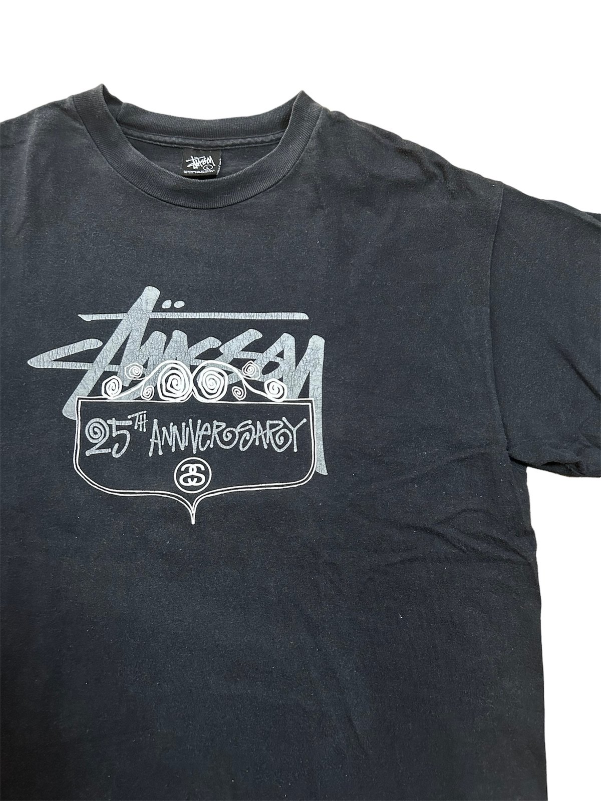 STUSSY 25th Anniversary WORLD TRIBE 2005 両面プリント STUSSY 25th Anniversary WORLD TRIBE 2005 両面プリント