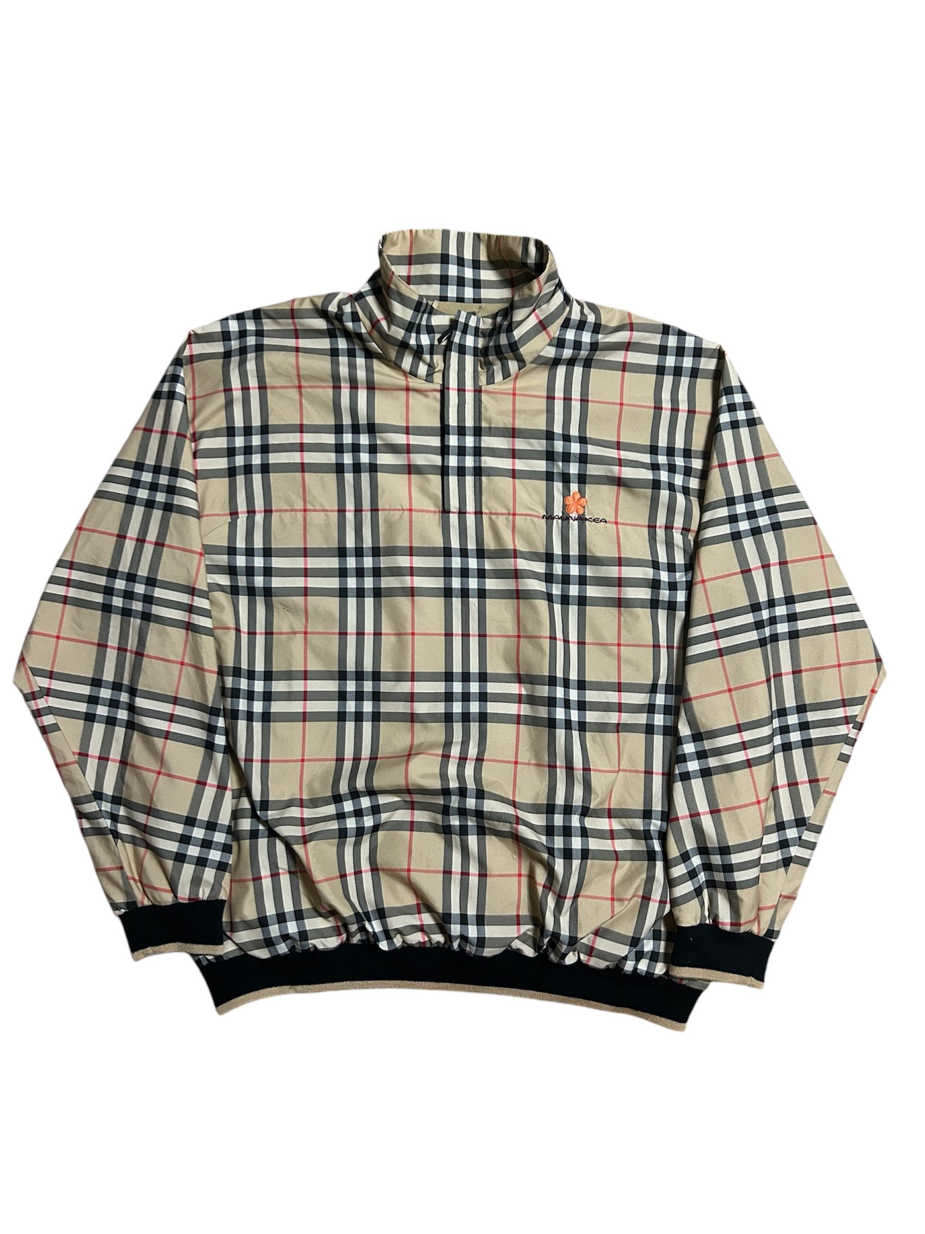 美品✨BURBERRY GOLF ノバチェック ハーフジップ プルオーバー L original