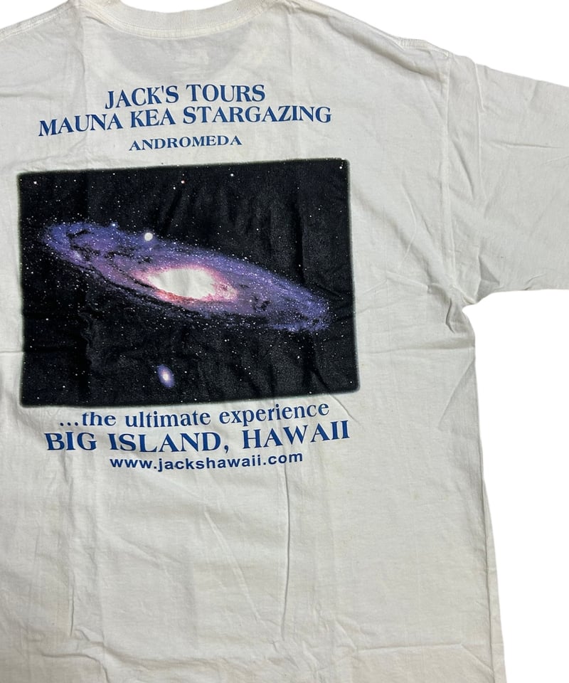 US古着 宇宙 アンドロメダ Galaxy Tシャツ L ホワイト | SORE EYES