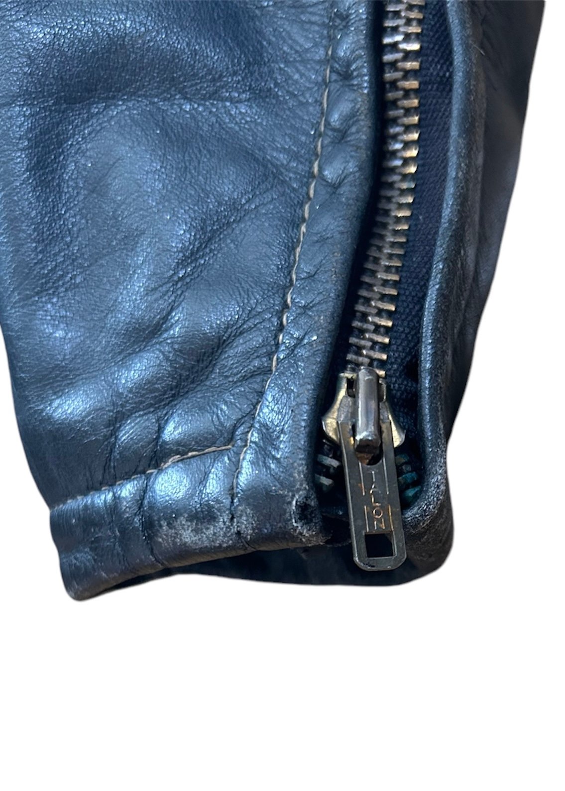 50's vintage TALONジップ ダブルライダース レザージャケット L相当