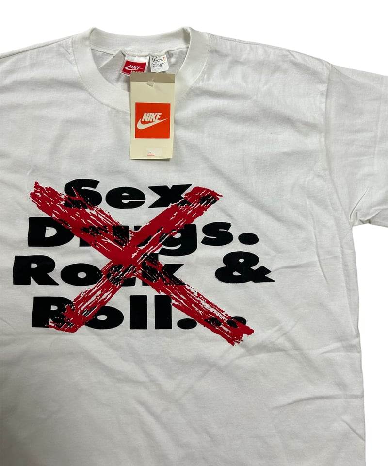 DEAD STOCK 90's NIKE Sex.Drugs.Rock&Roll Tシャ DEAD STOCK 90's NIKE Sex.Drugs.Rock&Roll Tシャ