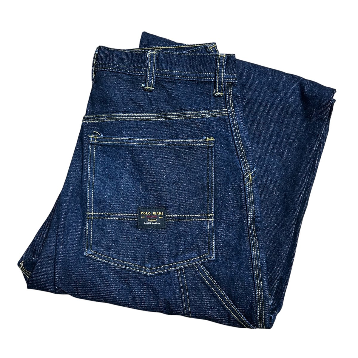 90's RALPH LAUREN POLO JEANS CO. デニムペインターパンツ 濃紺