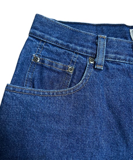 90's L.L.Bean 裏地ネル デニムパンツ ジーンズ 革パッチ M相当