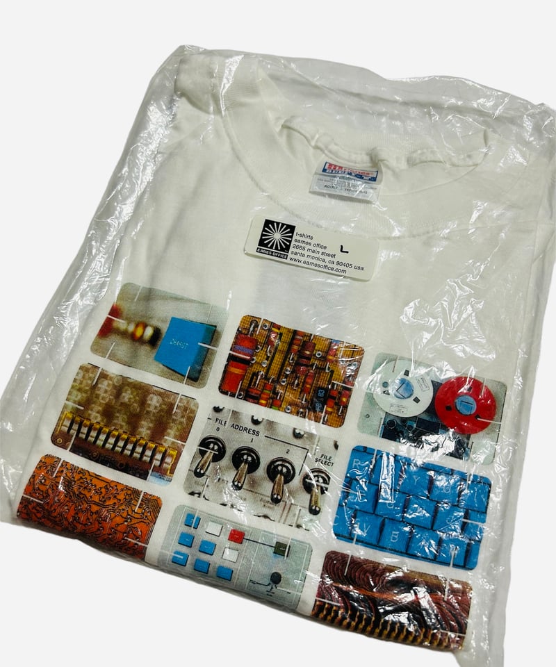 DEAD STOCK 90's USA製 eames office イームズ tech系 Tシ