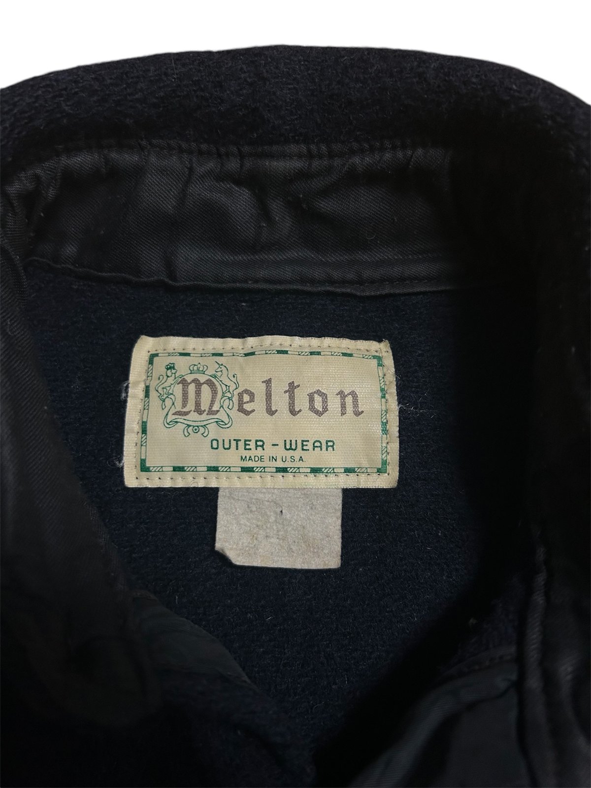 70's USA製 Melton メルトン ウールシャツ ウールジャケット 紺 70's USA製 Melton メルトン ウールシャツ ウールジャケット 紺