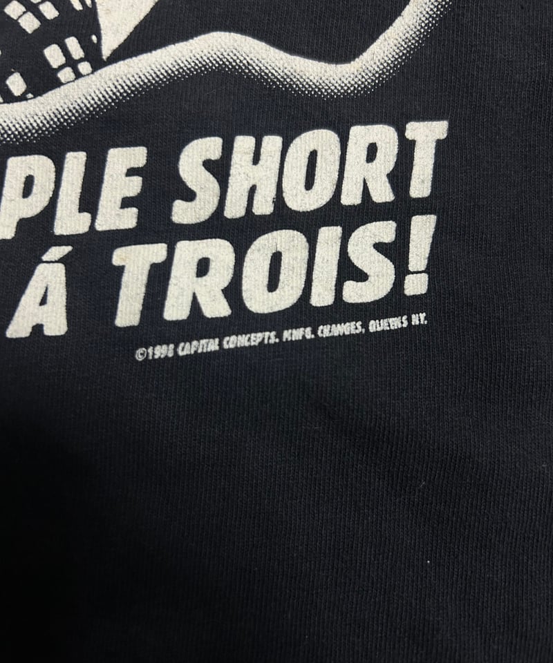 90年代アメリカ製、メッセージTシャツ】TULTEXコメディ系 下