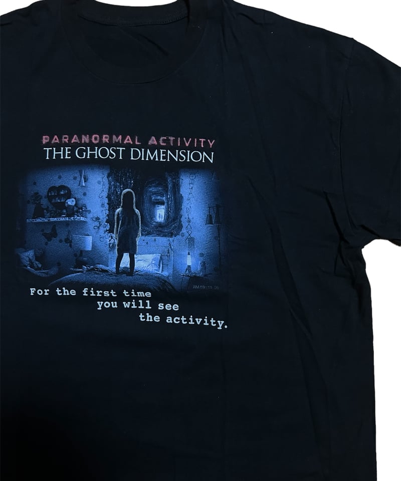 ホラー映画 パラノーマルアクティビティ ムービーTシャツ L相当 ホラー映画 パラノーマルアクティビティ ムービーTシャツ L相当