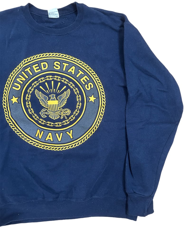 SOFFE USA製 US NAVY 両面リフレクタープリント スウェット アメリカ