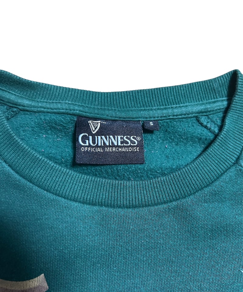 企業ロゴ GUINNESS ギネス スウェット トレーナー ビール グリーン