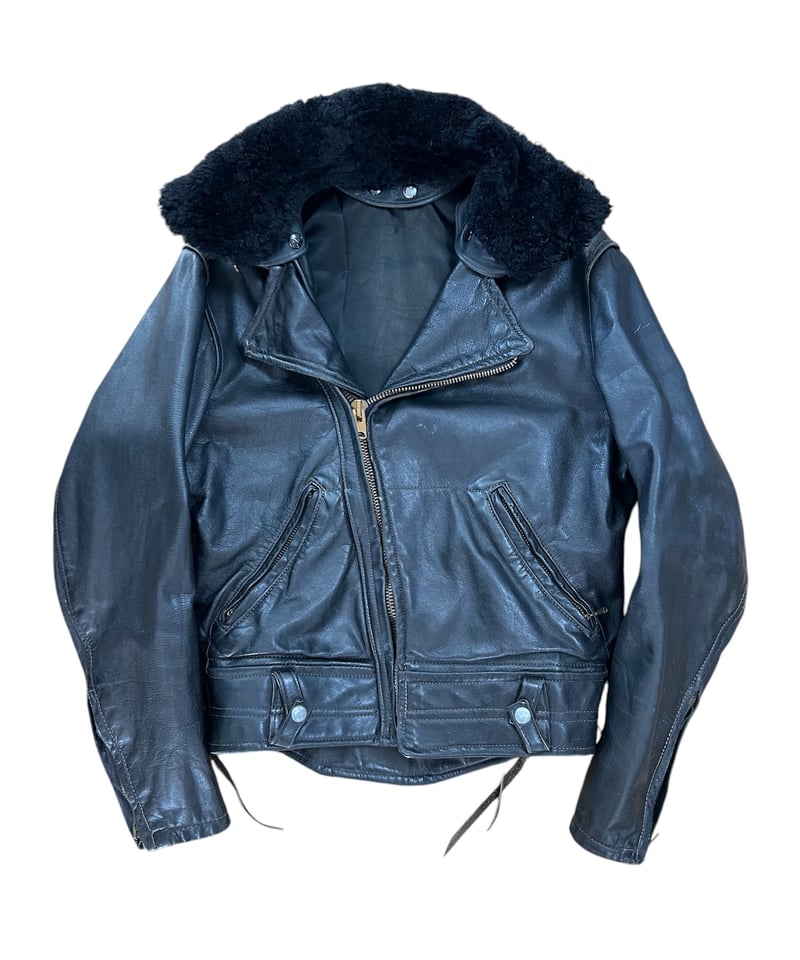 50's vintage TALONジップ ダブルライダース レザージャケット L 50's vintage TALONジップ ダブルライダース レザージャケット L