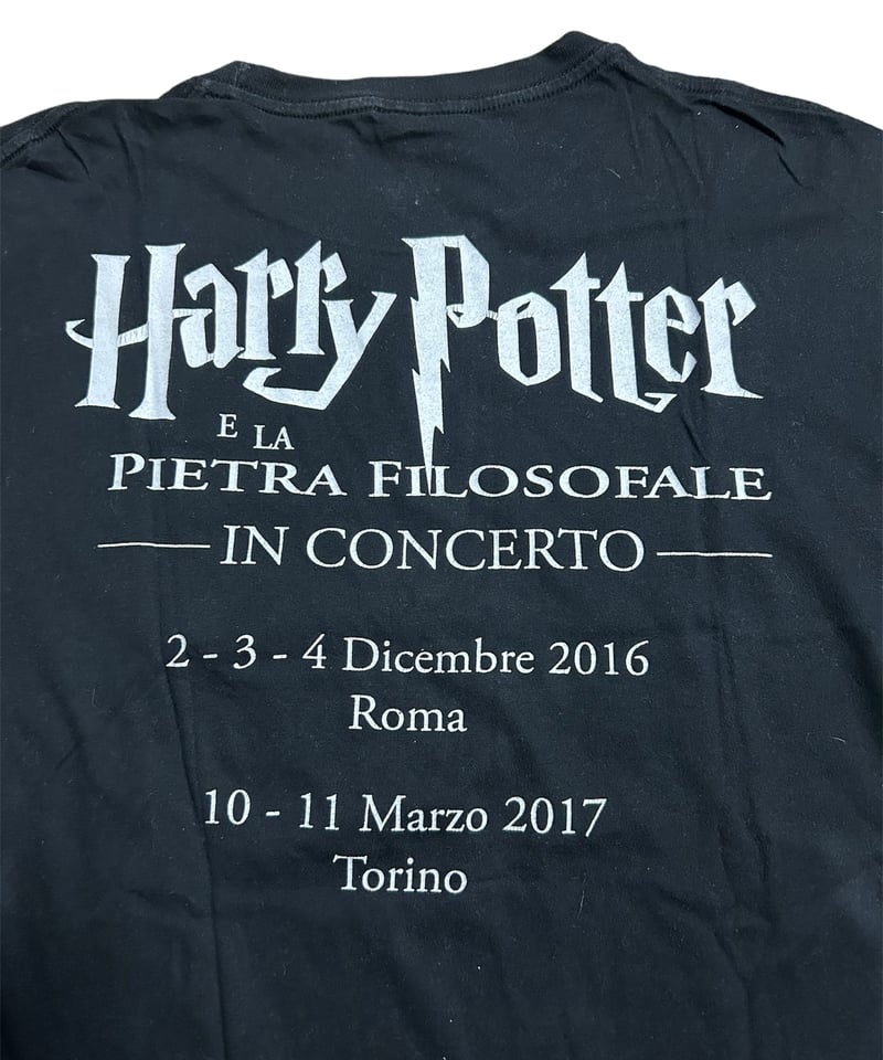 Harry Potter ハリーポッターと賢者の石 ムービーTシャツ L ブラック 
