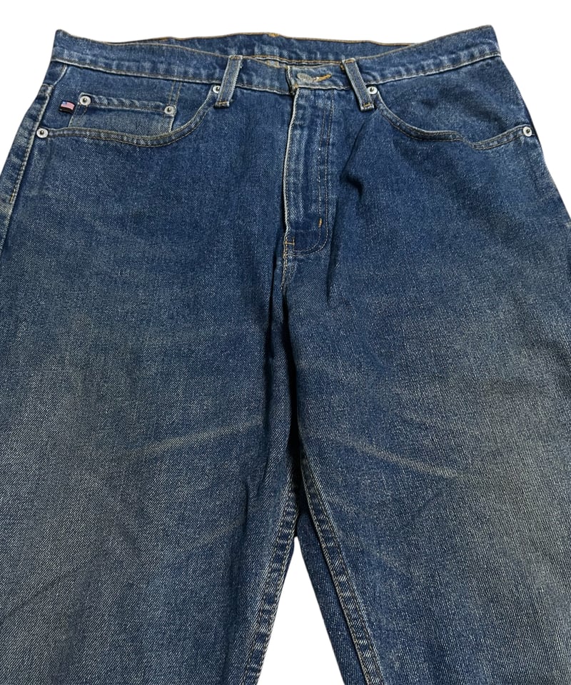 ✨希少✨ ポロラルフローレン ダブルニー デニムパンツ 日本製 W33 90s 90's RALPH LAUREN POLO JEANS CO. デニムパンツ ジーンズ W3