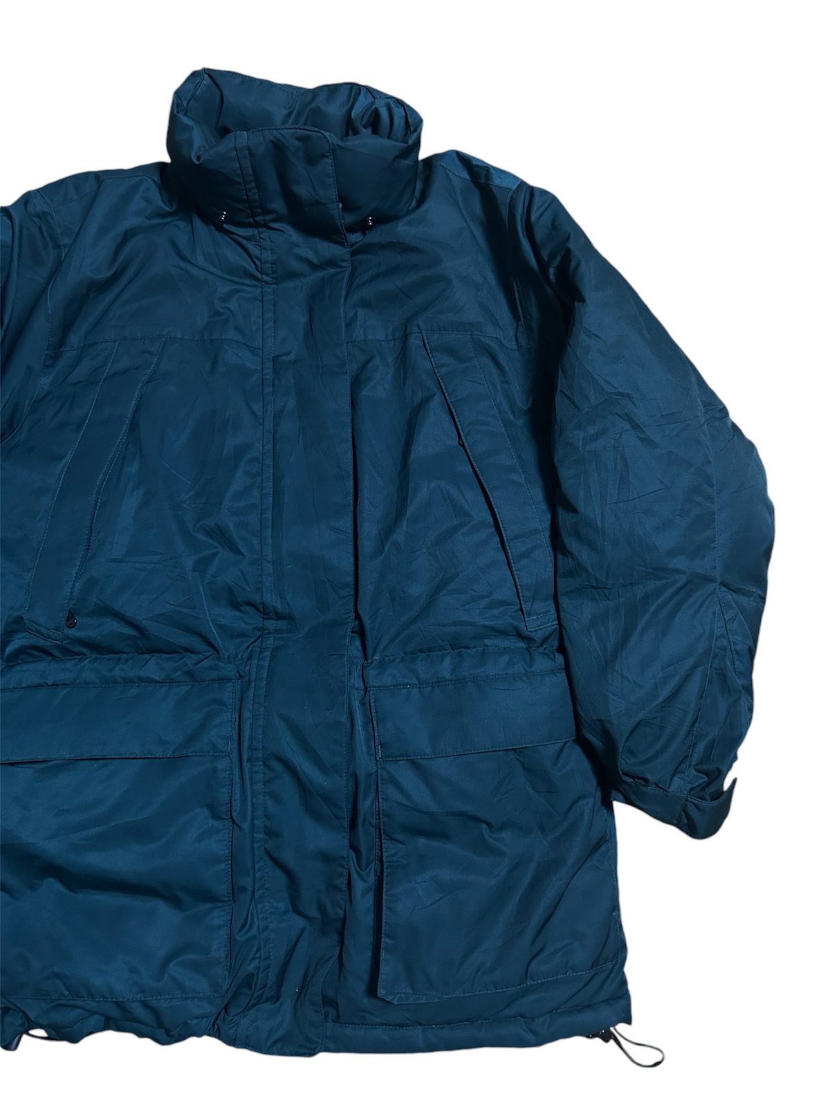 90's Eddie Bauer ダウンジャケット ダウンコート ダークグリーン