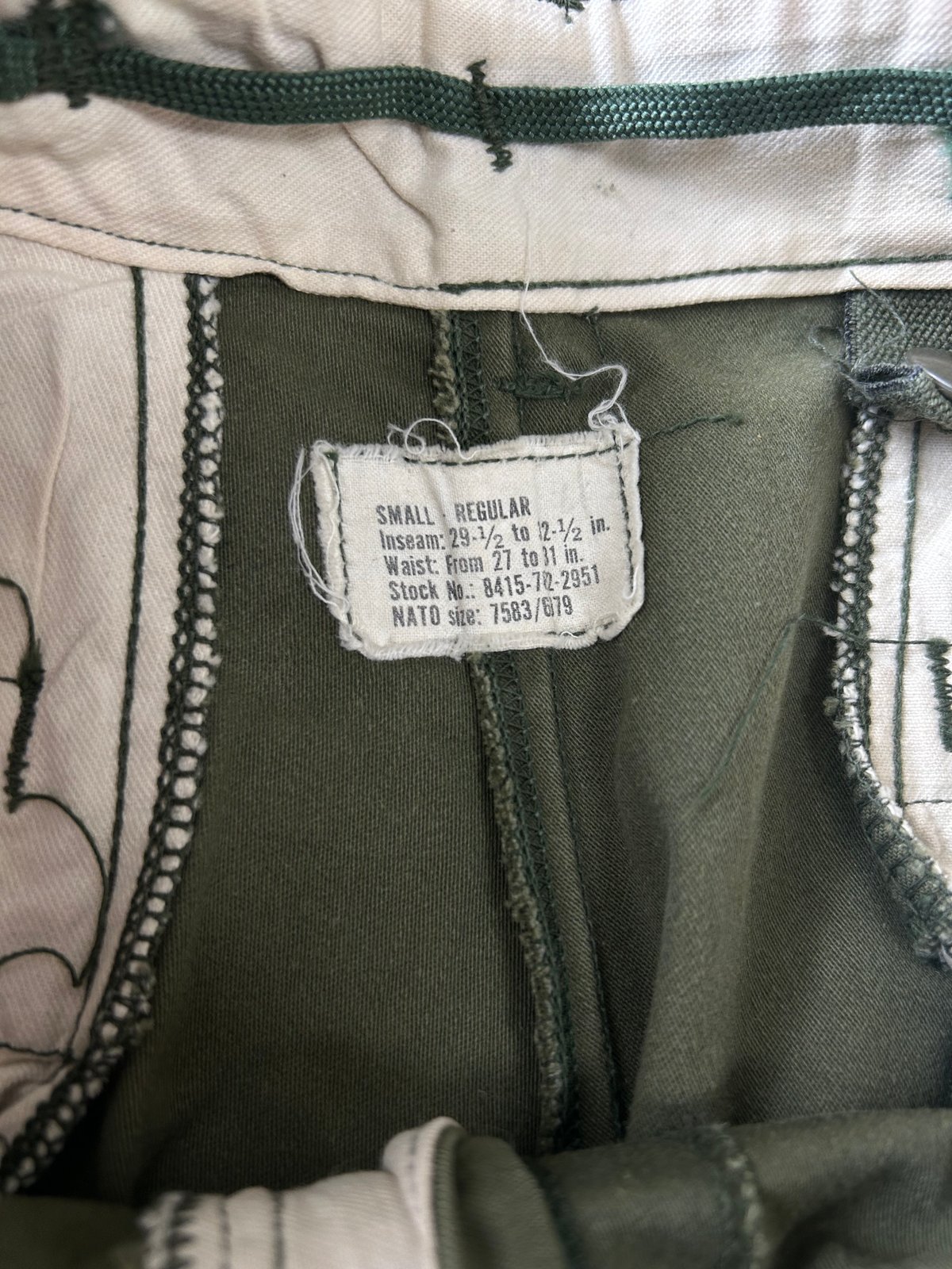70's 米軍実物 M-65 フィールドカーゴパンツ SMALL-REGULAR | SORE