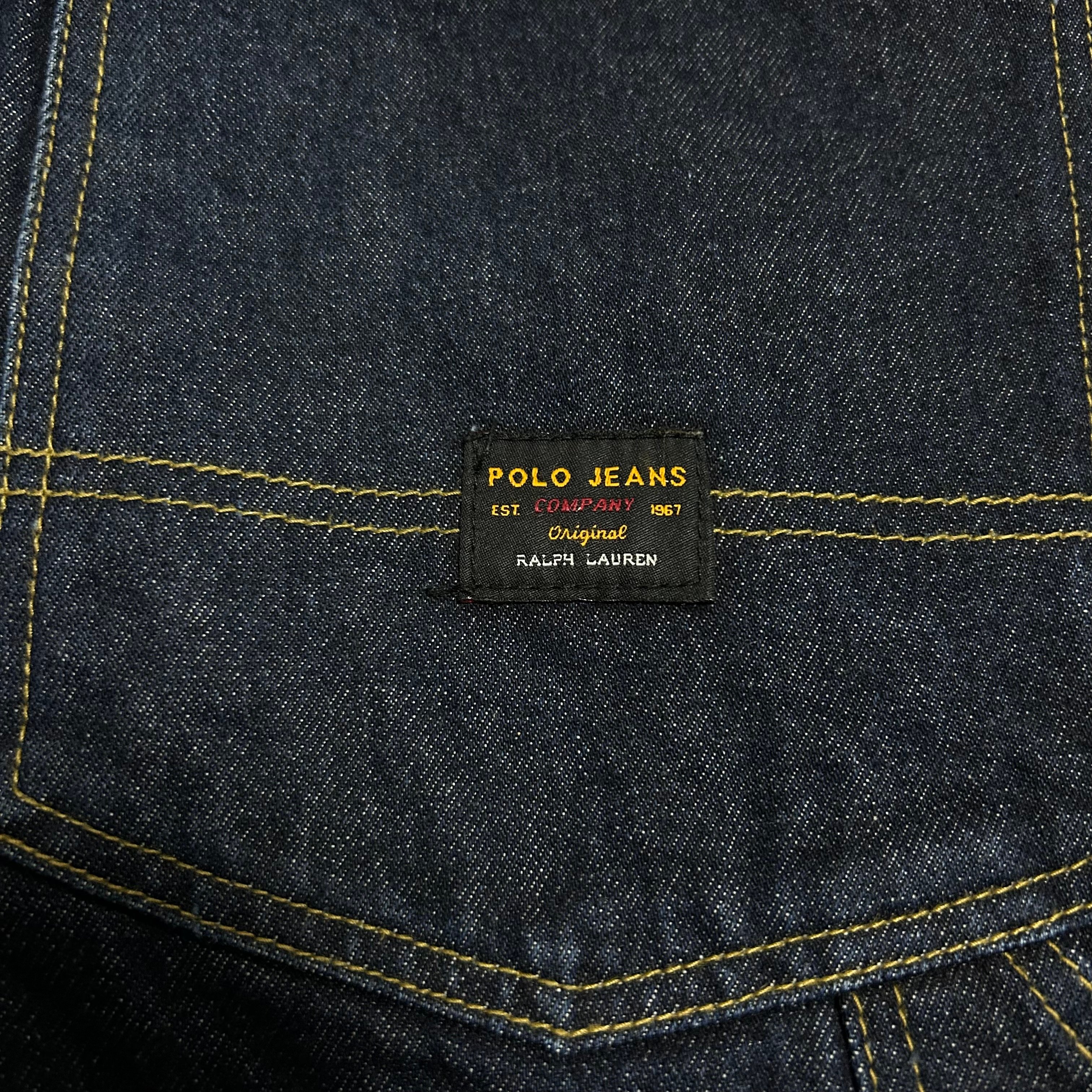 90's RALPH LAUREN POLO JEANS CO. デニムペインターパンツ 濃紺