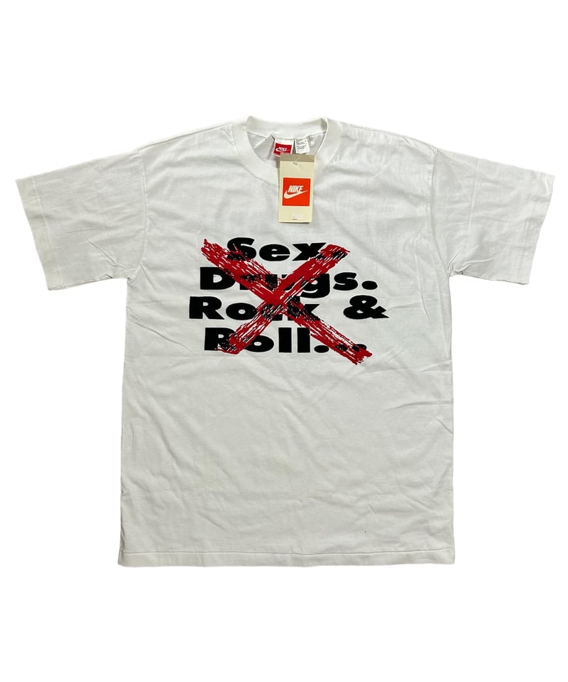 DEAD STOCK 90's NIKE Sex.Drugs.Rock&Roll Tシャ DEAD STOCK 90's NIKE Sex.Drugs.Rock&Roll Tシャ