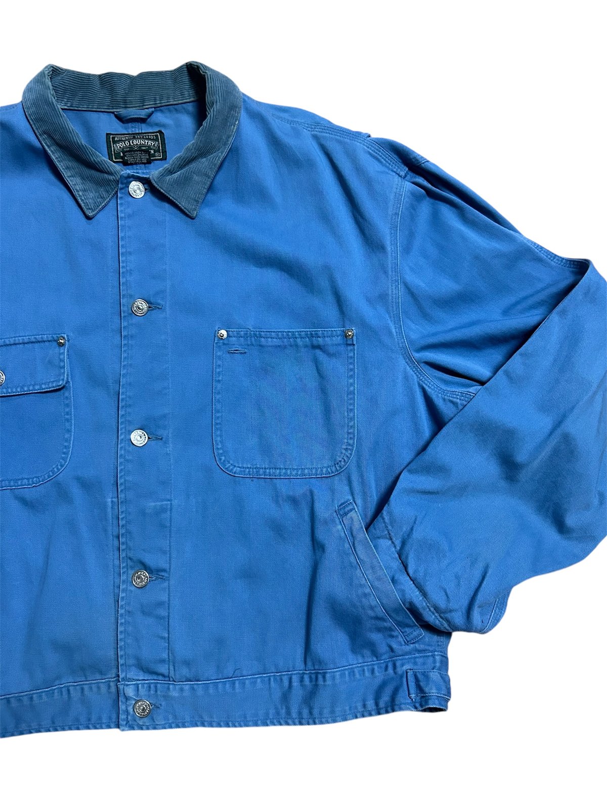 80S ポロカントリー USA製 ブラックキャンバストラッカージャケット XL程