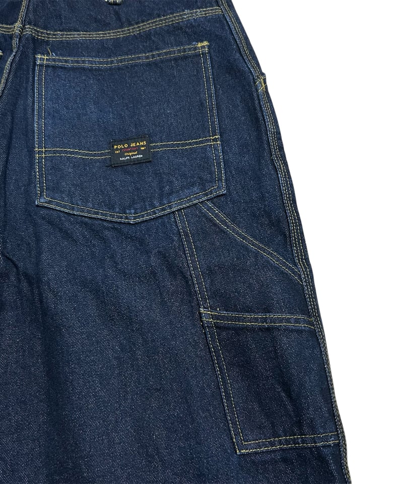90's RALPH LAUREN POLO JEANS CO. デニムペインターパンツ 濃紺