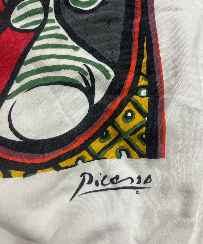 90's Picasso 鏡の前の少女 大判プリント スウェット L ピカソ | SORE EYES