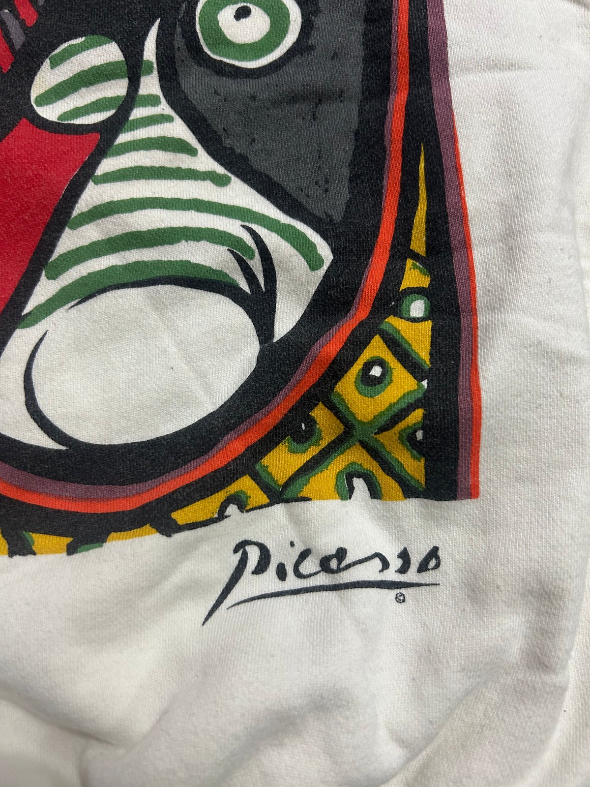 90's Picasso 鏡の前の少女 大判プリント スウェット L ピカソ | SORE EYES