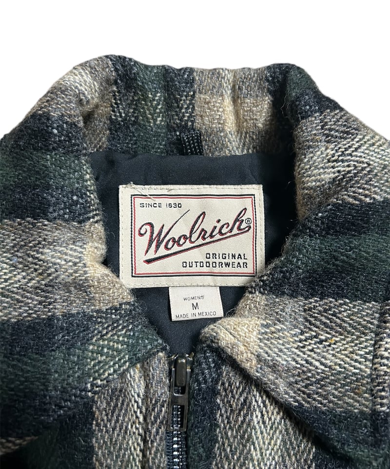 90's Woolrich チェック ウールジャケット スイングトップ 90's Woolrich チェック ウールジャケット スイングトップ
