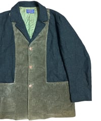 70's USA製 Melton メルトン ウールシャツ ウールジャケット 紺