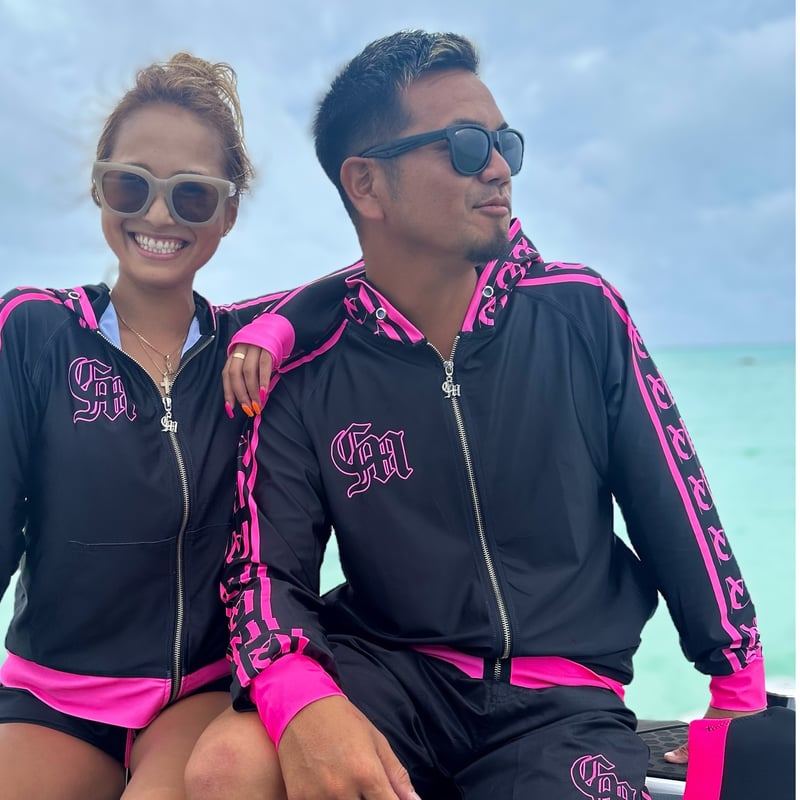 CRYBABY 黒ピンクセット メンズラッシュ・ラインセットアップ（ブラックピンク） | C.Marin®