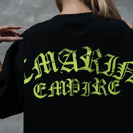 【キッズ＆ジュニア】ビンテージロゴempireオーバーサイズTシャツ