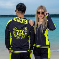 【Active Line 25】ラッシュガードセットアップBK×ネオンイエロー
