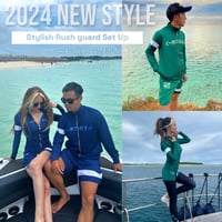 メンズラッシュ・ラインセットアップ（ネオンイエロー） | C.Marin®